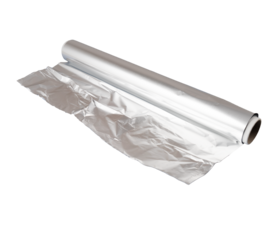 a roll of kitchen aluminum