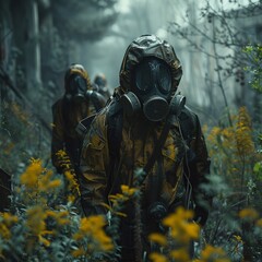As the biohazard team ventured deeper into the contaminated zone, they found remnants of life abruptly halted, a chilling tableau of natures power and humanitys folly, Prime Lenses