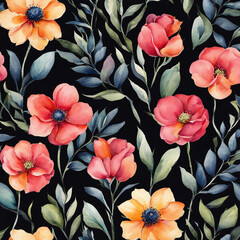 Beautiful pattern floral background 