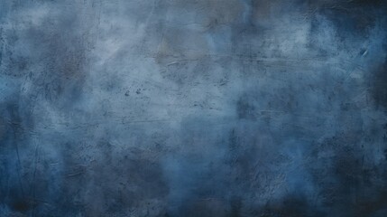 Obraz premium Abstract blue textured wall with a rough surface. The image resembles clouds, haze. A combination of blue and indigo tones. Background or backdrop for advertising, website, postcards