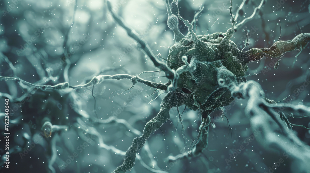 Poster neuron and synapse structure