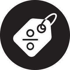 price tag glyph icon