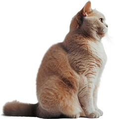 British Shorthair cat - Cut out, Transparent background