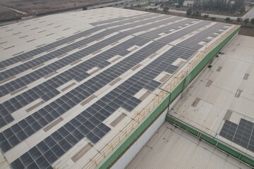 Gorgeous solar plant adorned with panels, harnessing sunlight to power sustainable energy. Ideal...