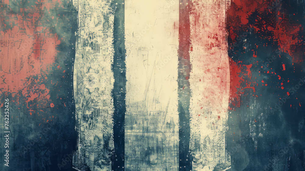 Poster minimalist background with distressed effect