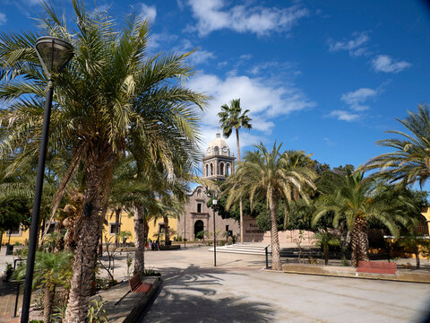 Loreto old mission on sunny day Baja California Sur Mexico