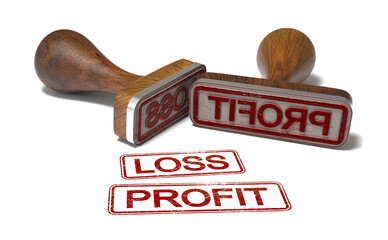 Profit and loss statement. - 762259283