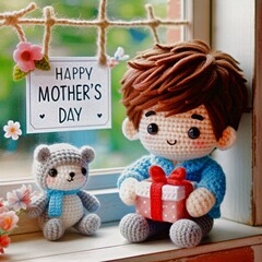 Happy Mother's Day- crochet amigurumi