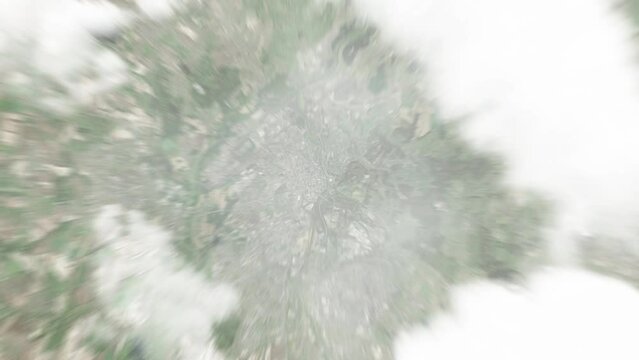 Earth zoom in from space to Ostrava, Czech Republic. Followed by zoom out through clouds and atmosphere into space. Satellite view. Travel intro. Images from NASA