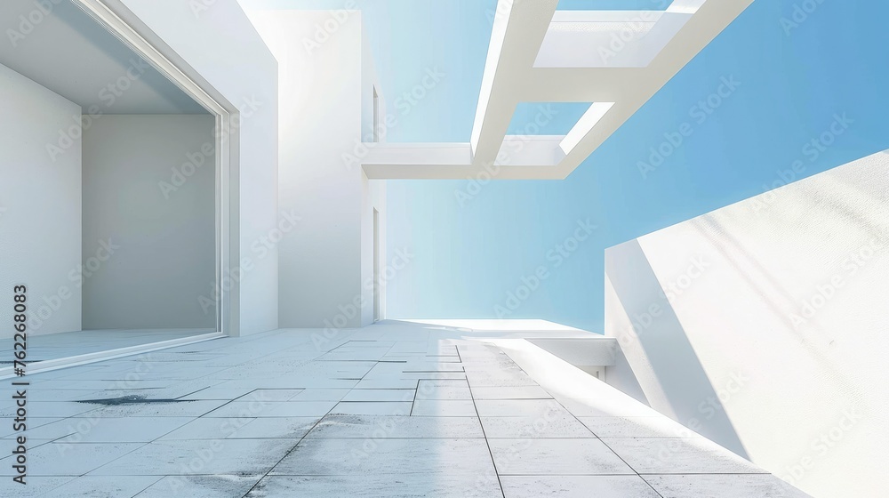 Poster white architecture
