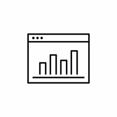 Website Analytics Metrics SEO icon