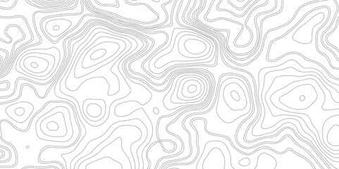 Fototapeta premium Background of the topographic map. Topographic map lines, contour background. Geographic topography of mountains in vector illustration. The texture of the topographic image. 