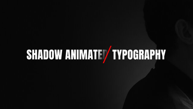 Shadow Animated Typography