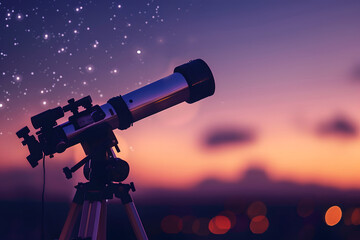 Teleskop am Nachthimmel: Sternenbeobachtung im Weltraum