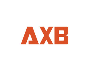 AXB Logo design vector template