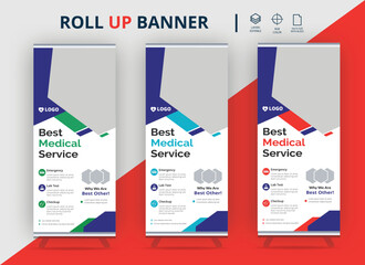 medical roll up banner hospital health doctor promotion signage x stand care,minimalist and sample medical roll up banner design, medical roll up banner design layout, banners mockup, colorful marketi