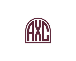 AXC logo design vector template