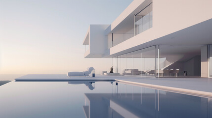 modern coastal architecture villa