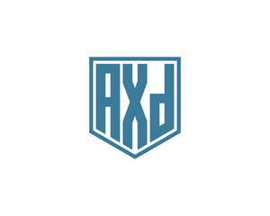 AXD logo design vector template