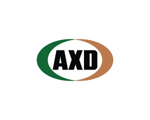 AXD logo design vector template