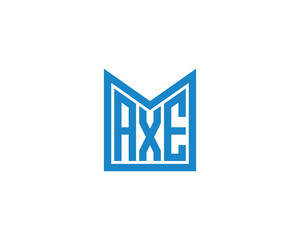 AXE logo design vector template