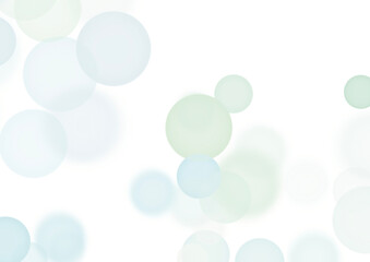 green and blue bokeh illustration on transparent background clip art
