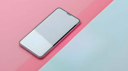 Sleek Smartphone Mockups on Pastel Background for Business Presentations