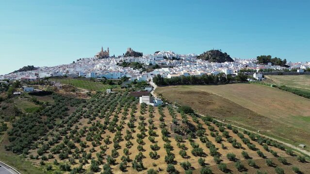 The city of Olvera in Spain.