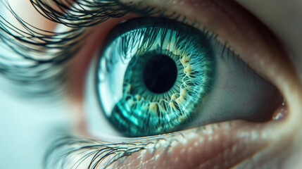 macro eyes, texture on the iris and pupil, vision correction, close-up - Powered by Adobe