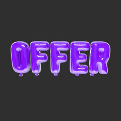 Dark background with 3D element 