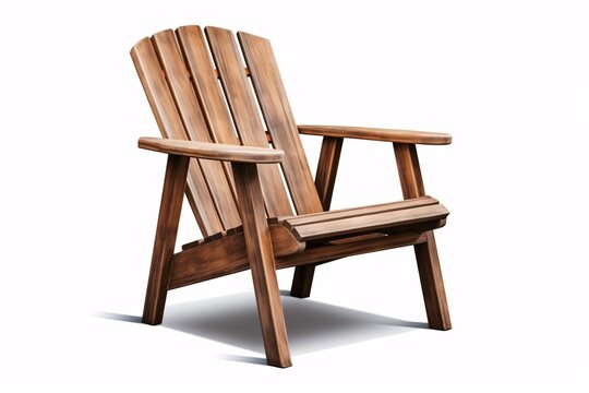 a wooden chair with armrests