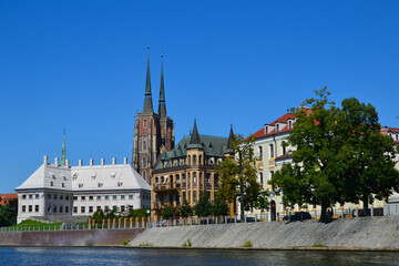 The Cathedral Island (polish: Ostrow Tumski), the oldest part of the city of Wrocław, Poland. The...