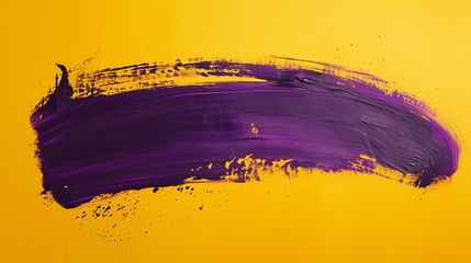 Abstract painted yellow and purple background.