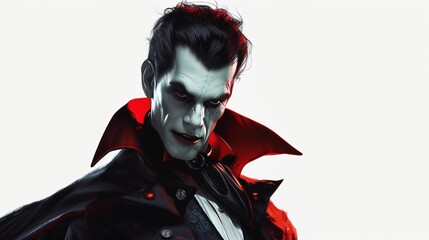 Dracula, the fictional vampire created by Bram Stoker, is a Transylvanian count who is centuries old.