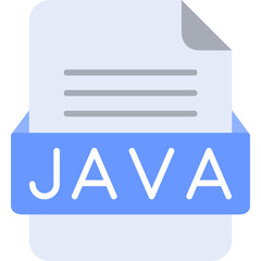 JAVA File Format Vector Icon Design