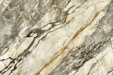 Elegant Natural Marble Stone Texture with Luxurious Grey and Gold Veins for High-End Interior Design Background
