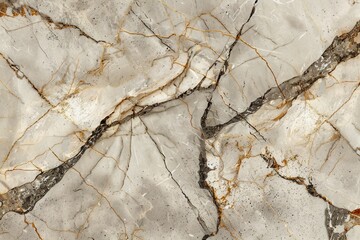 Elegant Natural Marble Texture with Golden Veins for Luxurious Background or Design Element