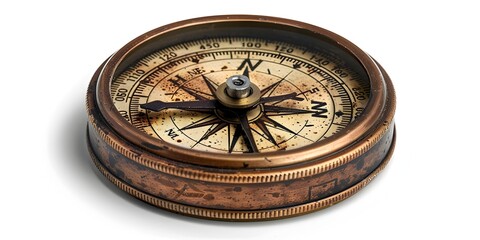 Vintage Compass Pointing the Way for Adventurous Journeys Ahead