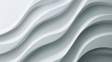 Modern Abstract Grey Wavy Design Background