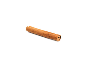 Cinnamon sticks isolated on white background. Cinnamon roll. Spicy spice for baking, desserts and drinks. Fragrant ground cinnamon.