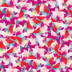 pattern with  gomatical abstract multicolor design wallpaper works 