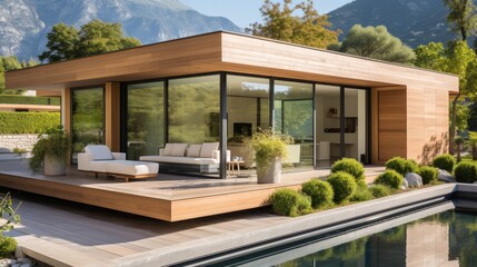 House With Central Pool