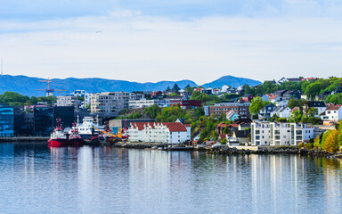 View of STAVANGER, FjordSailing, Stavanger, Boknafjorden, Norway, Europe - 762324249