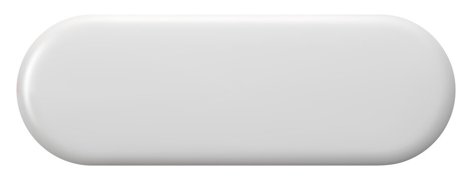 3D white empty button