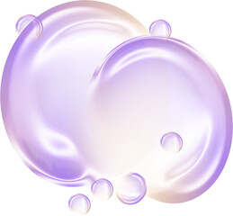 Pastel Liquid Bubble Soap Transparent