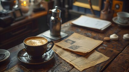 Caffeine-Fueled Enigma: A Coffee Detective's Clue-Hunting Haven