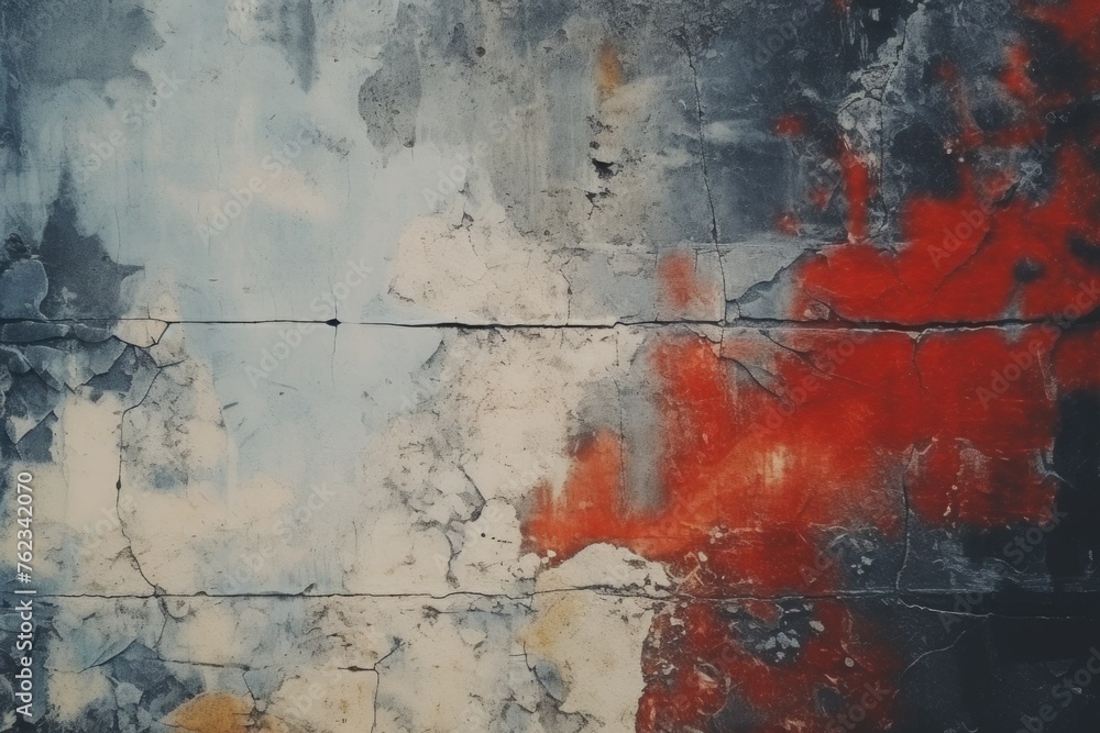 Poster colorful abstract painting suitable for various design projects
