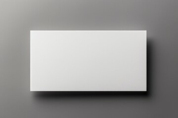 Blank white box on a gray background. Suitable for various design projects