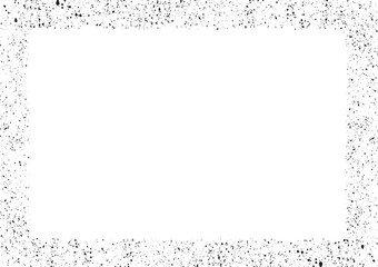 Fondo abstracto de marco con salpicaduras de pintura en color negro, tinta salpicada. Chorro de pintura real, salpicado de pintura en aerosol.