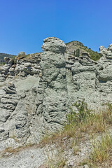 Fototapeta na wymiar Rock formation The Stone Dolls of Kuklica, North Macedonia
